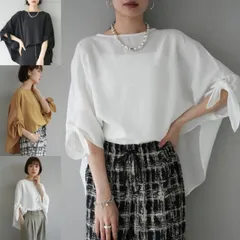 シャツ ブラウス レディース服 ラウンドネック (T)