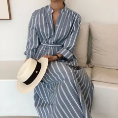 2024年秋新作 レディース 長袖ロングワンピース (T)