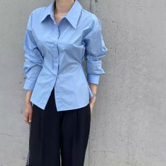 美品△ブルックスブラザーズ//長袖シャツ ブラウス ブルーストライプ 
