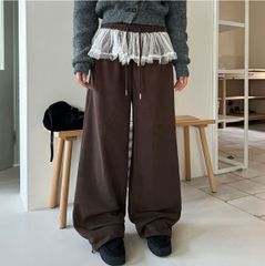 Y's トリアセテート混 ラップデザイン 変形ワイドパンツ キュロット Y's トリアセテート混 ラップデザイン 変形ワイドパンツ キュロット