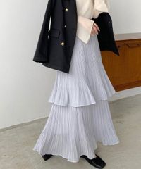 anuke アンヌーク【Reha.】 Tuck Maxi Skirt マタニティ - メルカリ