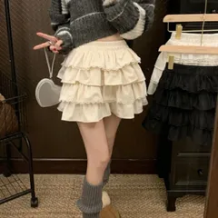 フリルデザインミニスカート (T)