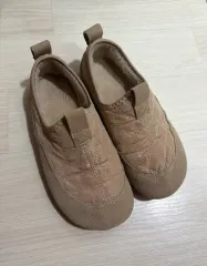 230(220-225) 잭 アンド ジル ファー裏地 キルティング ダウン ローファー 靴 ベージュ