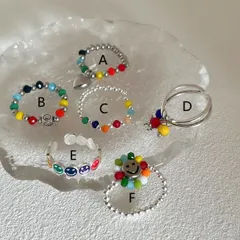 種類3：C/リング ビーズデザインリング (T)