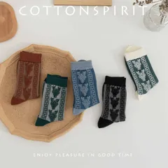 靴下 ソックス 個性 レディース 花柄 韓国 ファッション 雑貨 かわいい おしゃれ 北欧 送料無料 [K] (T)