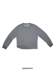 正規品 MM6 Maison Margiela エムエムシックス メゾン マルジェラ クロップド スウェット グレー