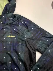 アディダス CHECK ドット ウィンドブレーカー WHO フード ジャケット