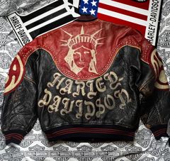 ⭐️ ハーレーダビッドソン ⭐️3D立体エンボス・ロゴ・エンブレム本革