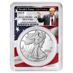 米2021年 イーグル1＄銀貨 トランプ緊急事態生産 NGC/ MS70EPER - メルカリ