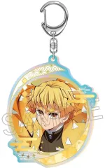 【中古】キーホルダー 我妻善逸 オーロラアクリルキーホルダー 「鬼滅の刃」