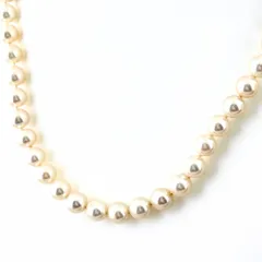 タサキ TASAKI パール デザインネックレス シルバー 真珠 ネックレス SV パール レディース 【中古】