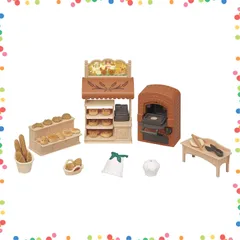 【在庫セール】】 はじめてのパン屋さんセット ミ-88 STマーク認証 こんがりオーブン! 3歳以上 【 おもちゃ ドールハウス 家具セット Sylvanian お店 Families エポック社 シルバニアファミリー EPOCH