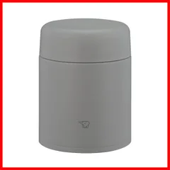 【即日発送】【おいしく保温・保冷】 食洗機対応 大きめ茶碗サイズ 洗いやすい シームレスせん 400ml お弁当 スープジャー 広口 クラウドグレー 象印 SW-LA40-HM