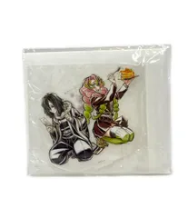 美品 アニプレックス リアルタイムカフェ第六話柱描き下ろしイラスト 伊黒小芭内＆甘露寺蜜璃 背景付きアクリルスタンド 鬼滅の刃 柱稽古編