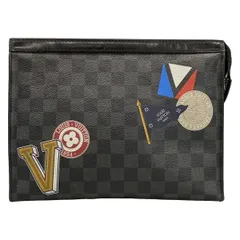 LOUIS VUITTON(ルイヴィトン) クラッチバッグ LVリーグコレクション ポシェットヴォワヤージュMM N64442 ダミエグラフィット