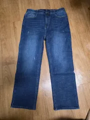 デニム ズボン ブルー デニム