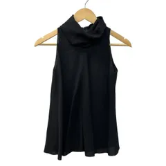 【未使用級】CHANEL シャネル ノースリーブトップス CHANEL シルク ノースリーブトップス 38