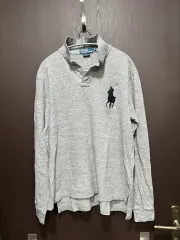ポロラルフローレン カラーTシャツ グレー XL