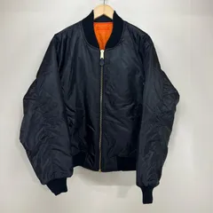 ロスコ MA-1 フライトジャケット(ブラック/L)