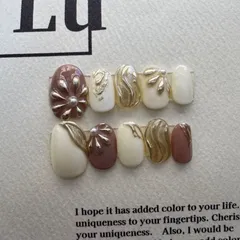 現品限り　ニュアンスネイルチップ　成人式ネイル　推しネイル　ネイルチッネイル