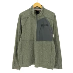 ザノースフェイス THE NORTH FACE ロゴ刺繍 ハーフジップ フリース カットソー メンズ import：L 