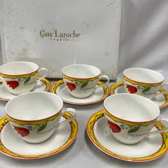 未使用】ギラロッシュ　カップ&ソーサー5客セット　チューリップ　R167