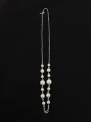 ネックレス 淡水パール シルバー