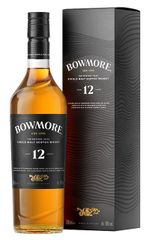 BOWMORE12年旧ボトル 蒸留所ラベル 円筒付き 古酒ウイスキー - メルカリ