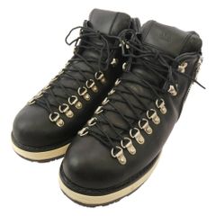 VISVIM ビズビム mastermind JAPAN マスターマインドジャパン SERRA セラ レザー サイドジップ マウンテンブーツ ブラック系 US8【中古】
