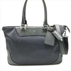 良品 PRADA プラダ 三角ロゴ プレート ナイロン テスート チェーン