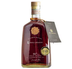 【ボウ・レガド 7年熟成】【長期熟成が織りなす圧倒的な奥行き】（BOU Legado 7年 PISCO） 46% 750ml [チリ産]のピスコ 化粧箱入り