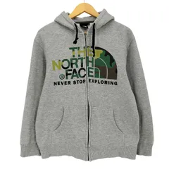 ザノースフェイス THE NORTH FACE CAMOUFLAGE LOGO FULLZIP HOODIE カモフラージュ ロゴ フルジップ フーディー メンズ import：L 