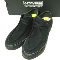 新品 CONVERSE SKATEBOARDING コンバース スケートボーディング CS MOCCASINS SK OX スエードモカシンシューズ 1SD202 US9.5(28cm) BLACK スニーカー シューズ g24688のサムネイル