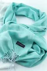 シューペリア ショール マフラー ミント 軽量 ロング-2727