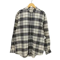 エディーバウアー Eddie Bauer チェック 柄 L/S バンドカラー シャツ メンズ import：M 