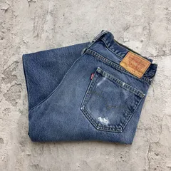 Levi's　リーバイス　505　ボトムス　デニムパンツ　古着　インディゴブルー　青色　紺色　W36 L28