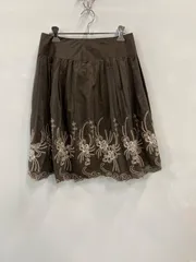 ピB117⚫︎ MOSAIQE⚫︎モザイク⚫︎スカート⚫︎レディース⚫︎ブラウス⚫︎刺繍⚫︎ひざ下丈