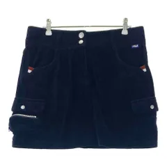 サイズ：L FILA GOLF フィラゴルフ  起毛スカート  ブラック系 [240101591962] ゴルフウェア レディース ストスト
