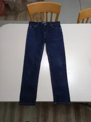 30 MODIFIED Kor ウォッシュ ストレッチ スリム ストレートジーン インディゴデニム 30-163