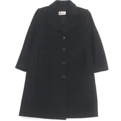 ヘルノ / カシミヤ シルク スカーフ 裏地総柄 ロングコート 黒 馬柄 ヘルノ カシミヤ100% ロングコート 裏地スカーフ柄 シルク 黒 46