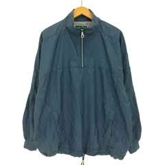 プーマ PUMA 90s ロゴ刺繍 ハーフジップ ハイネック プルオーバー ナイロン ジャケット 裾ドローコード メンズ import：M 