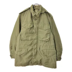 60年代 米軍実物 U.S.ARMY M-51 フィールドジャケット ヴィンテージ ミリタリー オリーブ(メンズ SMALL SHORT)中古 古着 X0700