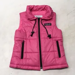 送料無料★sister JENNI シスタージェニィ★ノースリーブジャケット　中綿ダウンベスト★ピンク★女の子　140 子供#51228sjj39