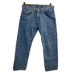 Levi's 505 デニムパンツ W34 ライトブルー リーバイス ジップアップ アメカジ ジーンズ デニム コットン 2512-472