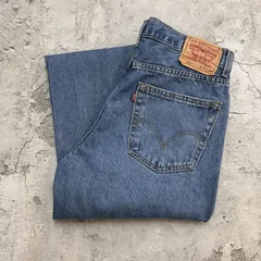 エジプト製　Levi's　リーバイス　550　デニムパンツ　古着　インディゴブルー　青色　W32 L34