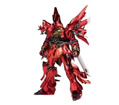 彗星科技 1/100 機甲 真紅の三倍速 組み立てプラモデル MG シナンジュ