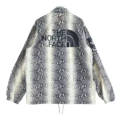 SUPREME (シュプリーム) 18SS ×THE NORTH FACE Coaches Jacket コーチジャケット パイソン ヘビ柄 グレー NP118031