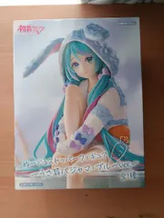 初音ミク　ぬーどるストッパーフィギュア　うさ耳パジャマ　ブルーver.