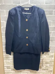 A【A25-07】◇  remalon    サイズ不明  スーツ　ネイビー