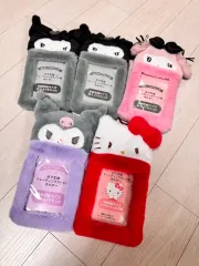(まとめ売り) サンリオ 正規品 ぬいぐるみ トレカホルダー ハローキティ クロミ マイメロディ